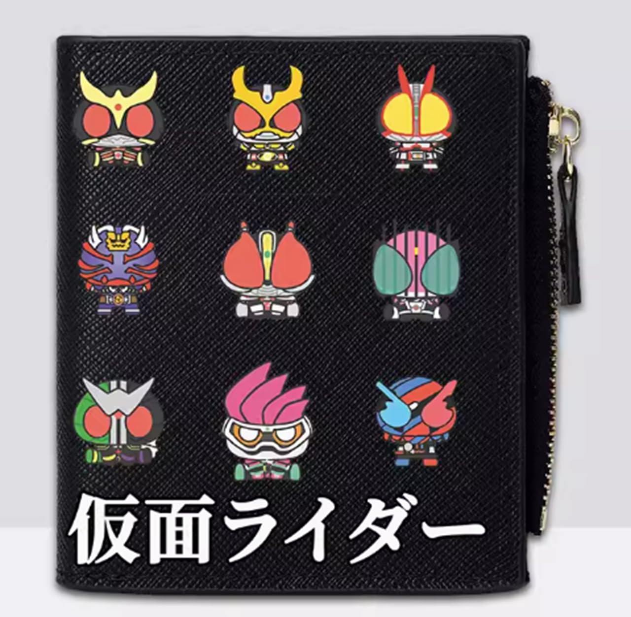 仮面ライダー 二折財布 仮面ライダー50th エンブレム 本革二つ折り財布 | 仮面ライダー